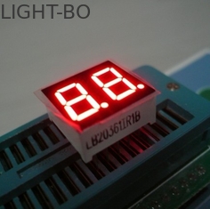 Brilho alto duplo vermelho de exposições de diodo emissor de luz do segmento do dígito 7 de 0,36 polegadas para o dispositivo electrónico